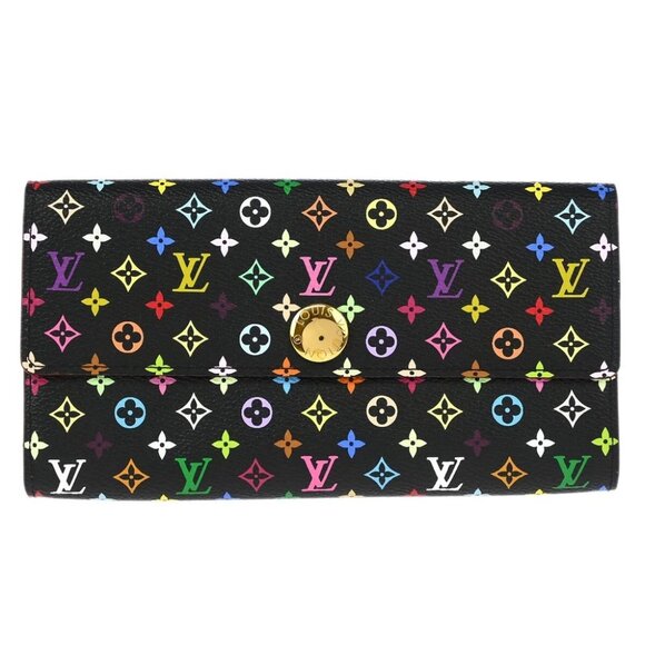 Louis Vuitton Multicolor Portefeuille Sarah Wallet M93747 TS0190 153878 - Picture 1 of 7